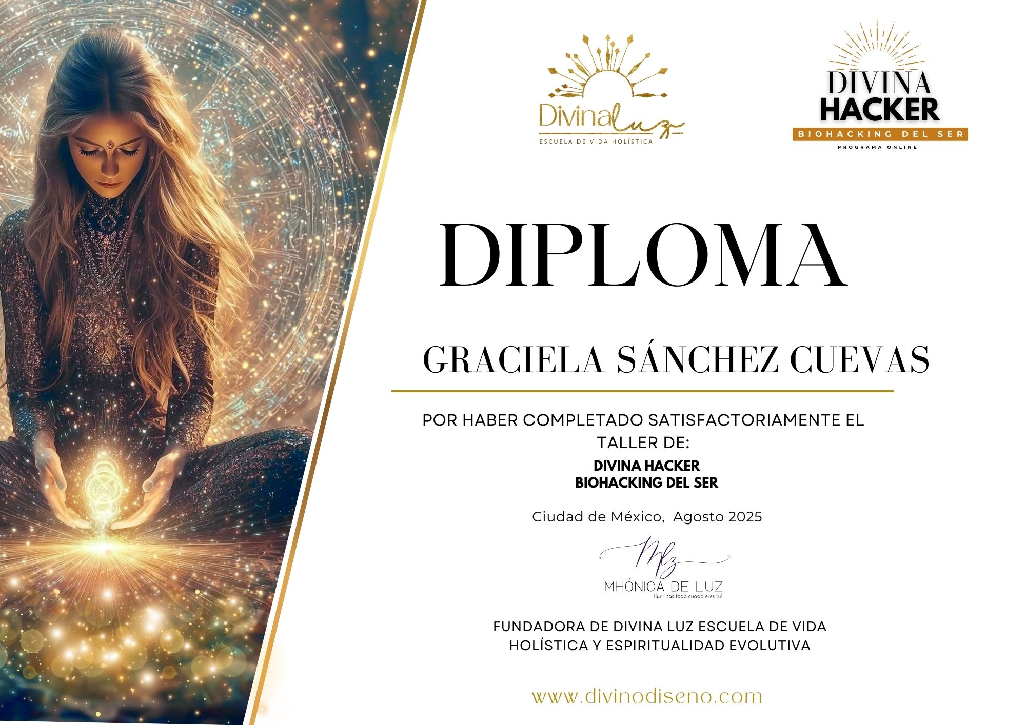 Certificado Diploma de Belleza Moderno Negro y Dorado (2)